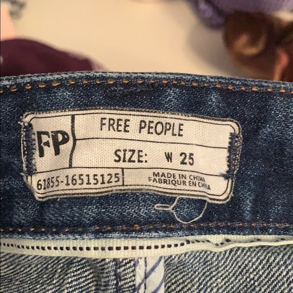 free people jean shorts !!! - Picture 3 of 3